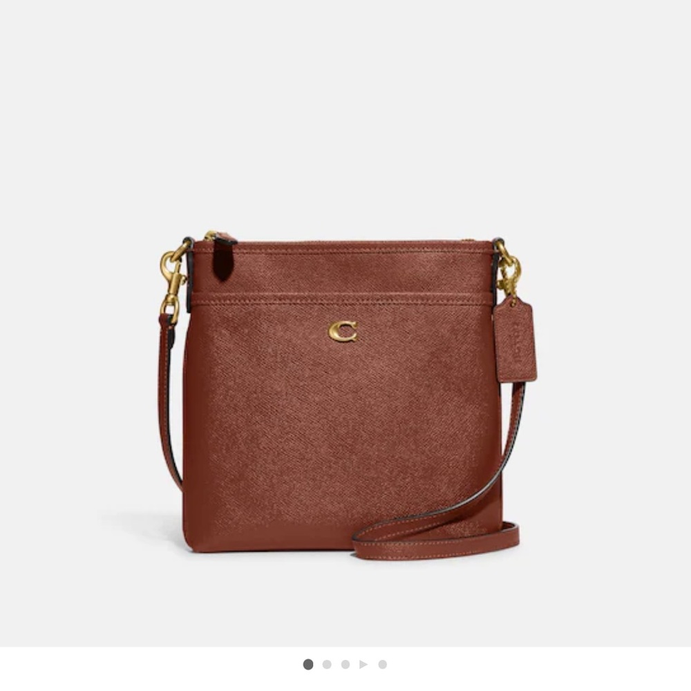 COACH KITT CROSSBODY BAG - Camel NWT